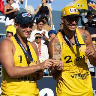 Campo-grandense conquista etapa do Circuito Mundial de V&ocirc;lei de Praia