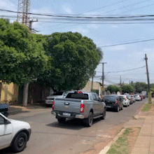Interdi&ccedil;&atilde;o no Trevo Imbirussu causa caos no tr&acirc;nsito e afeta com&eacute;rcio da regi&atilde;o