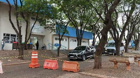 Esquema de seguran&ccedil;a barra imprensa em visita de Janja &agrave; UFMS