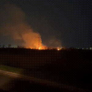 Fogo consome &aacute;rea verde e fuma&ccedil;a encobre a regi&atilde;o do Santa Em&iacute;lia