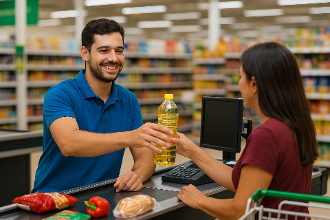 Cursos gratuitos preparam moradores para trabalhar em supermercados