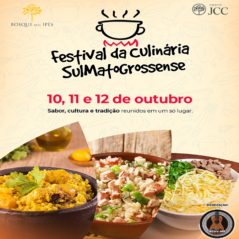 Festival celebra 48 anos de MS com sabores típicos no Bosque