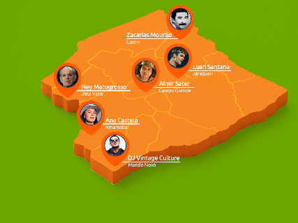 Mapa que ningu&eacute;m decorou &eacute; ber&ccedil;o de artistas improv&aacute;veis de MS