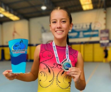 Com 16 anos, atleta da Capital busca apoio para Torneio Nacional de Gin&aacute;stica