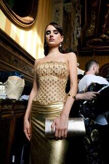 Bolsas de marca de MS s&atilde;o usadas em desfile no Paris Fashion Week