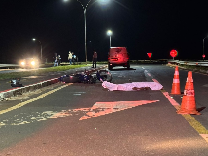 Motociclista de 40 anos morre ao perder controle da moto na MS-473