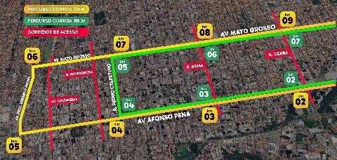 Confira as rotas alternativas no tr&acirc;nsito durante a Corrida do Pantanal