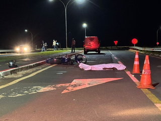 Motociclista de 40 anos morre ao perder controle da moto na MS-473