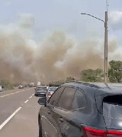 Inc&ecirc;ndio de grande propor&ccedil;&atilde;o interdita BR-163 e causa congestionamento de 5 km
