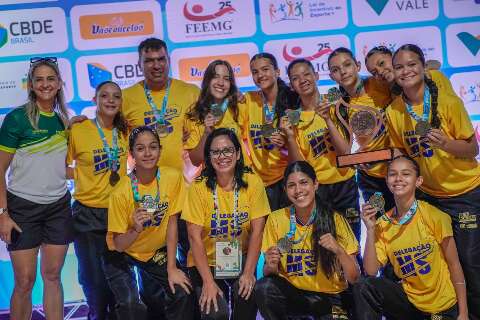 Escola Arlindo de Andrade leva MS ao p&oacute;dio do V&ocirc;lei nos Jogos Escolares