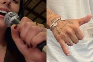 Após beijaço, Ana Castela e Zé Felipe aparecem com alianças combinadas Após beijaço, Ana Castela e Zé Felipe aparecem com alianças combinadas