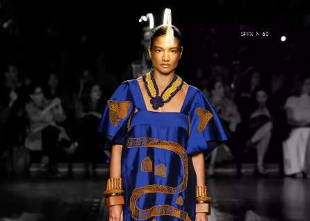 Modelo de Tr&ecirc;s Lagoas &eacute; destaque no 1&ordm; dia da S&atilde;o Paulo Fashion Week