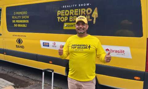 Em homenagem ao pai, Almir quer ser melhor pedreiro do pa&iacute;s em reality 