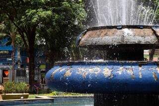 Chafariz da Praça Ary Coelho passará por 3ª reforma em 15 anos Chafariz da Praça Ary Coelho passará por 3ª reforma em 15 anos