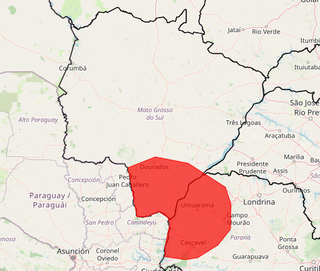 MS tem alerta vermelho para novo risco de tempestade
