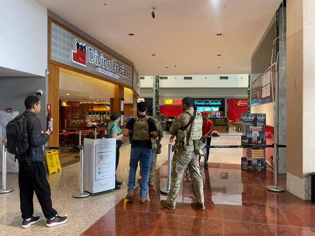 Pol&iacute;cia interdita shopping em Campo Grande por suspeita de furto em joalheria