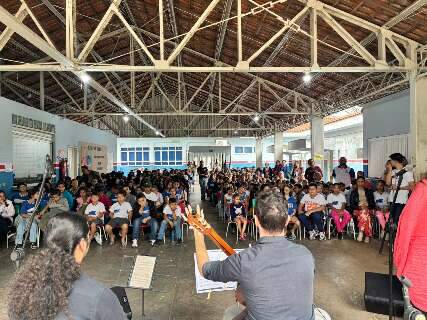Projeto &#039;M&uacute;sica Erudita nas Escolas&#039; retoma apresenta&ccedil;&otilde;es em Campo Grande