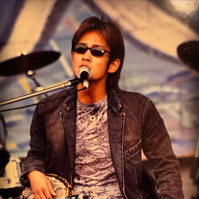 Show do músico japonês Suguru Ikeda na Associação Okinawa