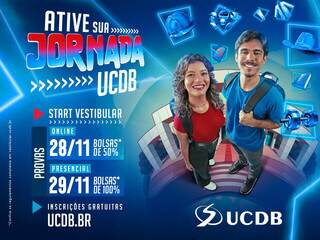 Vestibular UCDB 2026 chega com mais  oportunidades de bolsas e novos cursos