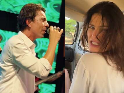 Di Ferrero e Isabeli Fontana curtem fim de semana em Campo Grande