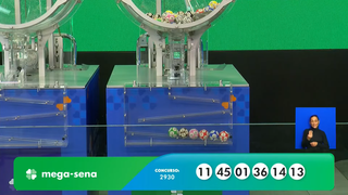 Veja as dezenas sorteadas hoje pela Mega-Sena, Quina e Timemania