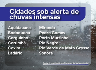 MS enfrenta baixa umidade do ar e risco de temporais pelas pr&oacute;ximas 24h