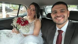 Casamento rel&acirc;mpago selou amor antes de mudan&ccedil;a para o Qatar