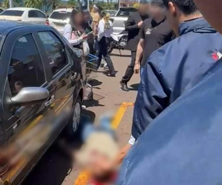Câmeras registram momento em que ex-candidato é executado Câmeras registram momento em que ex-candidato é executado
