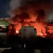 Loja de m&oacute;veis &eacute; destru&iacute;da por inc&ecirc;ndio no Centro de Corumb&aacute;