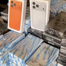 Comerciante &eacute; preso com 139 iPhones e 30 AirPods avaliados em R$ 1,7 milh&atilde;o