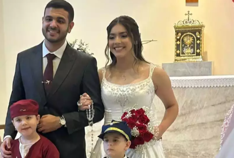 Casamento rel&acirc;mpago selou amor antes de mudan&ccedil;a para o Qatar