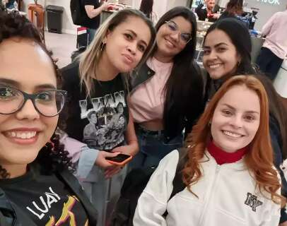 F&atilde;s embarcam rumo a Curitiba para grava&ccedil;&atilde;o do DVD de Luan Santana