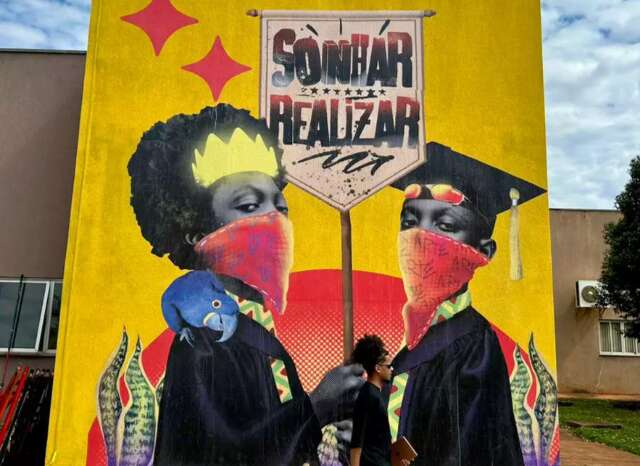 Artistas do grafite e arte mural participam de encontro cultural