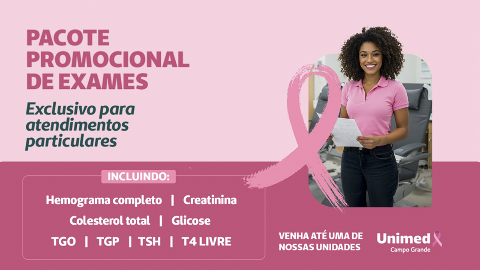 Unimed amplia o cuidado: exames com pre&ccedil;o acess&iacute;vel para todas as mulheres