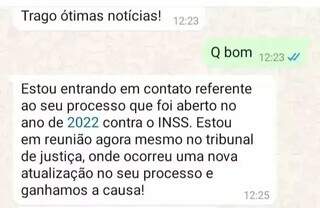 Golpe do “processo ganho” faz mulher perder mais de R$ 16 mil em Campo Grande Golpe do “processo ganho” faz mulher perder mais de R$ 16 mil em Campo Grande