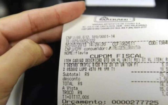 Inclusão do CPF na nota pode render até R$ 300 mil nesta quinta