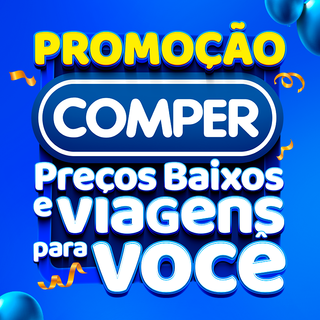Promoção do Comper continua: ainda dá tempo de economizar e concorrer a viagens Promoção do Comper continua: ainda dá tempo de economizar e concorrer a viagens