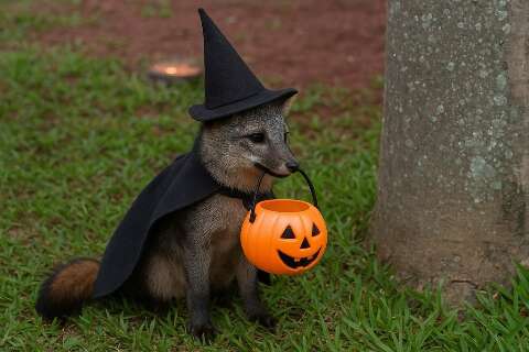 Bichos do Bioparque Pantanal "entram" no clima do Halloween Bichos do Bioparque Pantanal "entram" no clima do Halloween