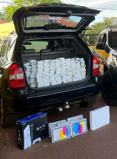 M&eacute;dico &eacute; preso transportando R$ 2,2 milh&otilde;es em iPhones e iPads