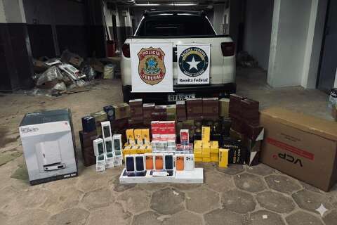 Duas cargas de celulares ilegais s&atilde;o apreendidas em rota da fronteira de MS