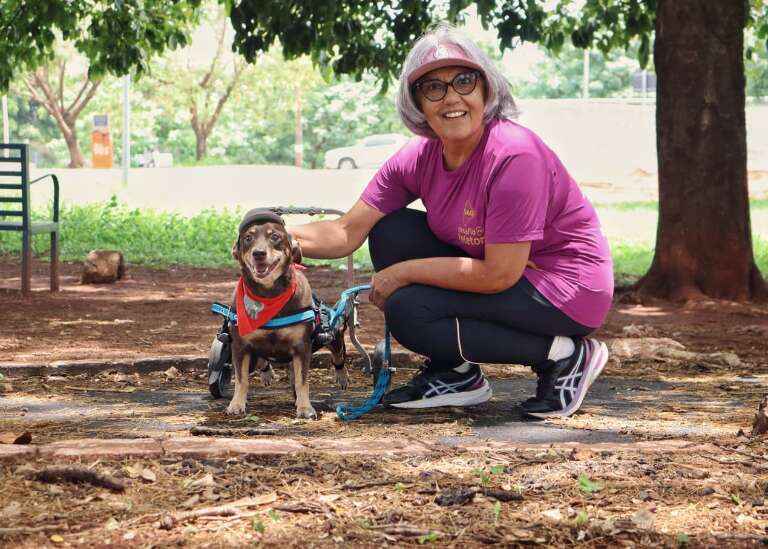Márcia recusou a eutanásia e devolveu a alegria ao 'aumigo' Juca