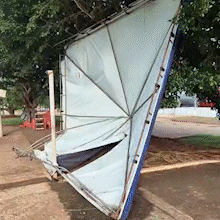 Ap&oacute;s temporal, segunda-feira &eacute; dia de limpeza e reparos na Avenida Afonso Pena