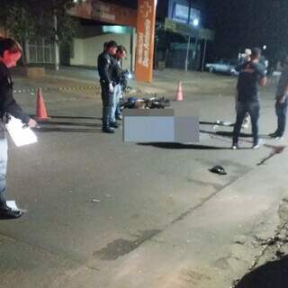 C&acirc;mera registrou queda de motociclista que morreu ao passar por quebra-molas 