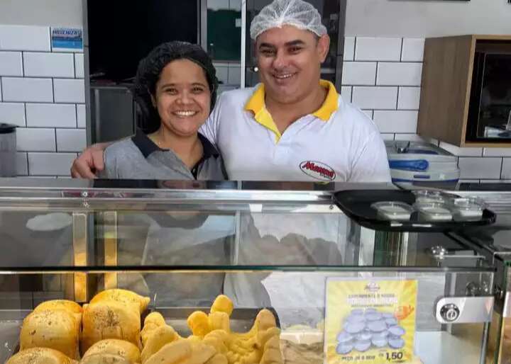 Marilei e Valdinei trocaram empregos para vender 1.500 salgados por dia