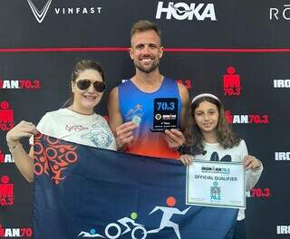 Triatletas de MS se preparam para competir no Ironman 70.3 na Espanha