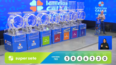 Veja as dezenas de hoje na Dupla Sena, Lotomania, Super Sete e mais