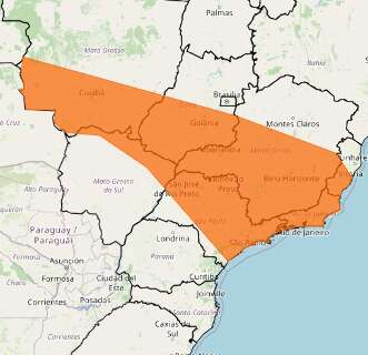 Ciclone extratropical perde for&ccedil;a, mas MS continua na rota e continua em alerta