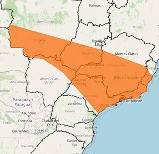 Ciclone extratropical perde força, mas MS está na rota e continua em alerta Ciclone extratropical perde força, mas MS está na rota e continua em alerta