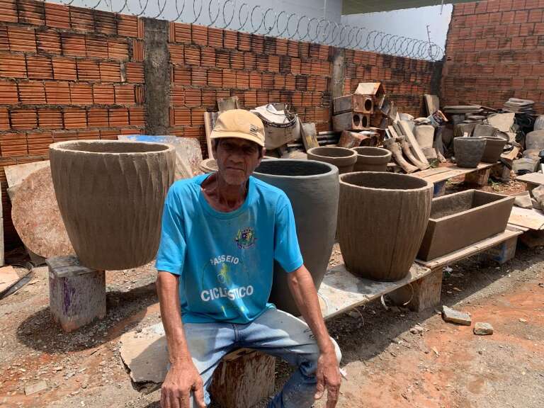 Com problema no coração, dor de Batista é não poder mais fazer vasos