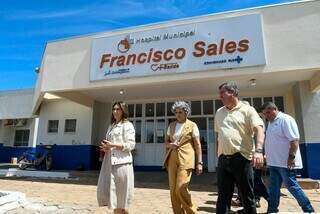 Riedel anuncia retomada da reforma do hospital municipal de Bodoquena